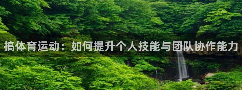 搞体育运动：如何提升个人技能与团队协作能力